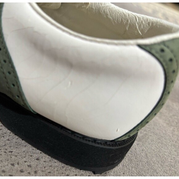 Etonic Stabilites Softspikes Green White Golf Shoe Women 7.5 Leather Upper - Picture 13 of 16
